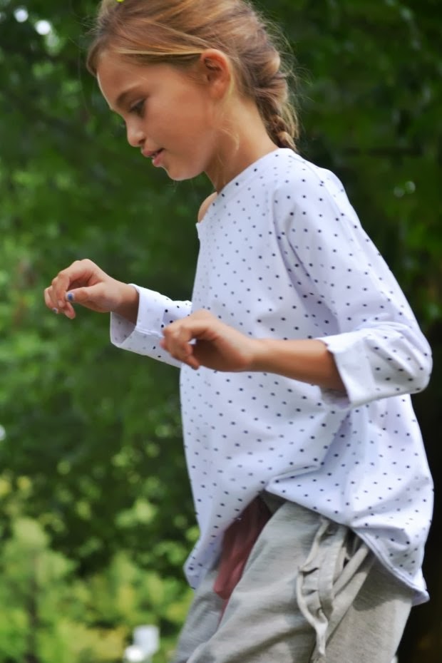 Julia in her new clothes