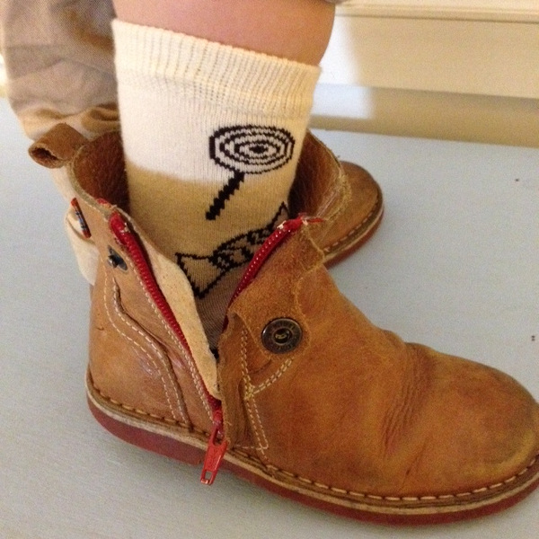 Socks in shoes