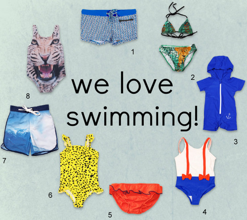 We love swimming