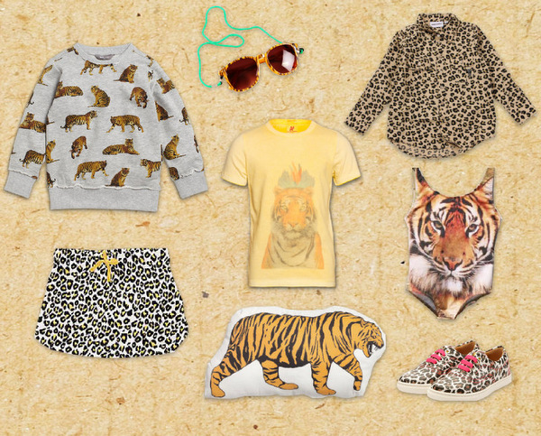 Tiger and Leopard prints