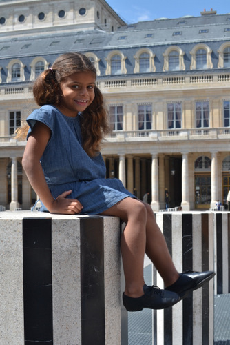 Chambray Juliette Dress