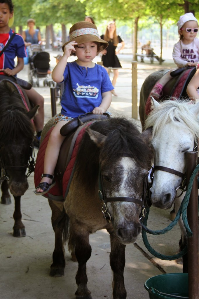 Pony ride at jardin du Luxembourg