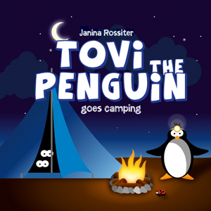 Tovi the penguin goes camping