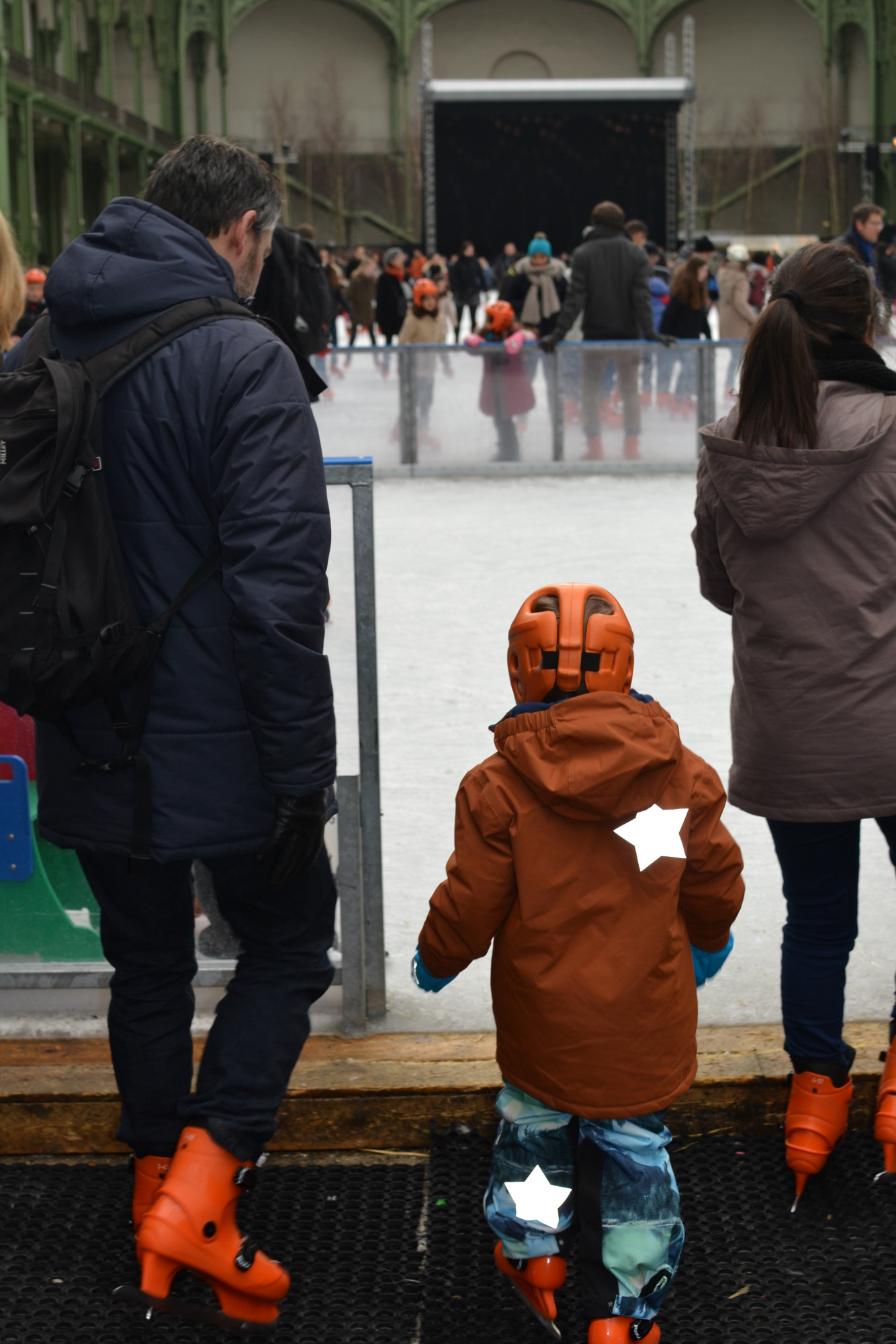 Ice skating
