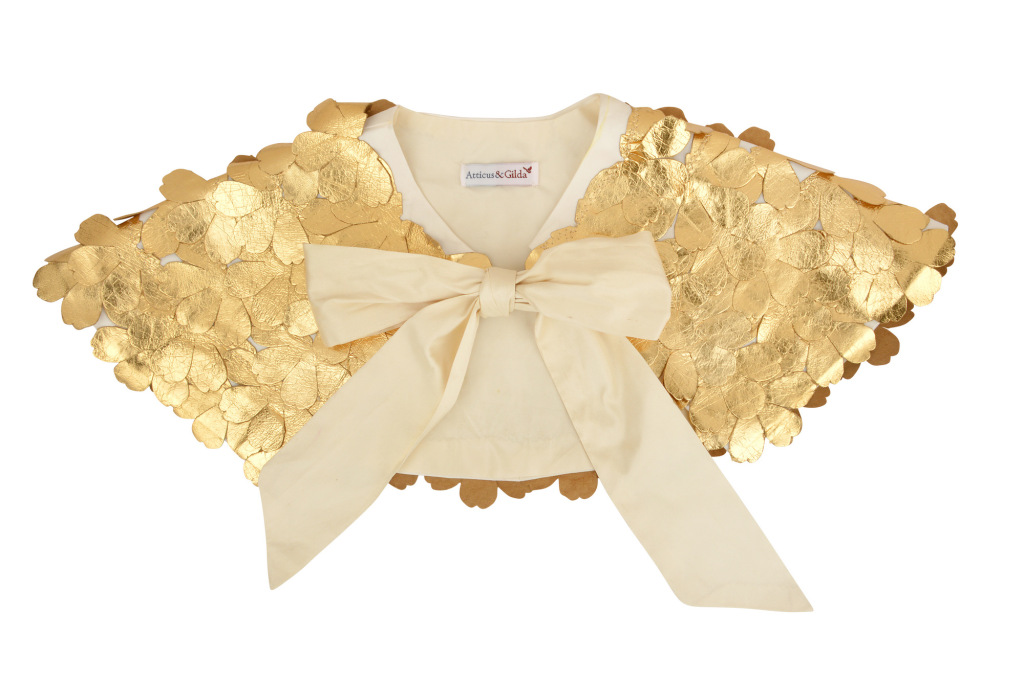 Gold leather Cape Tallulah