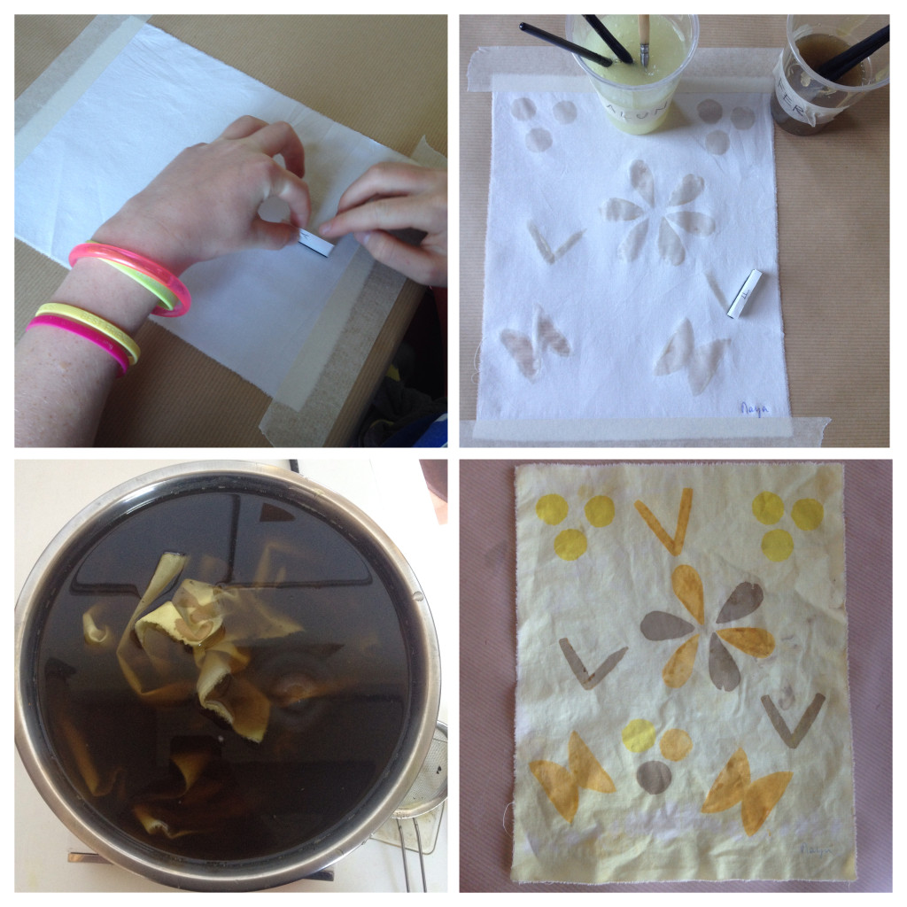5. Vegetal print - in 4 steps