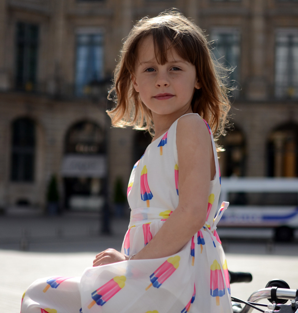 Stella in Ice cream print dress