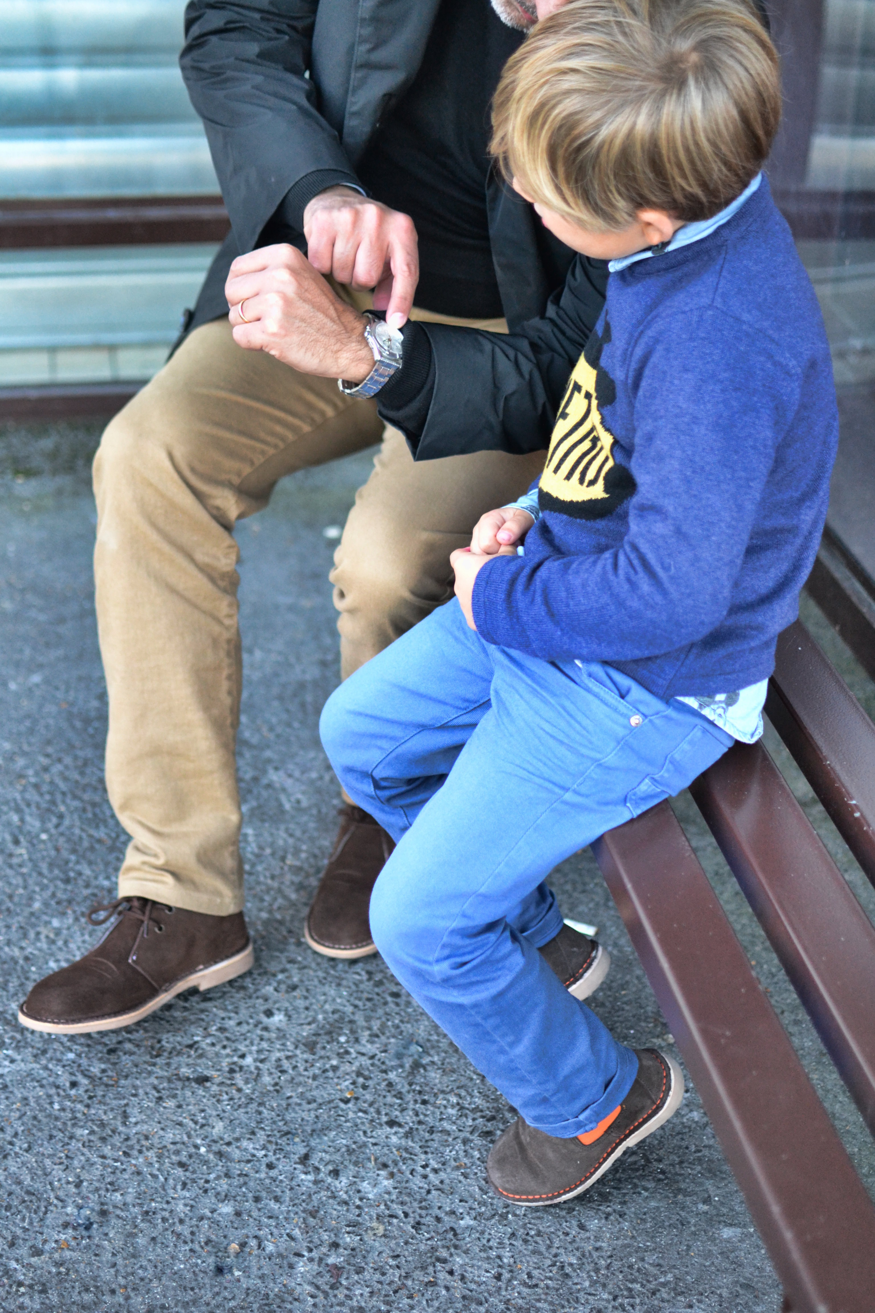 Father and son in Pisamonas