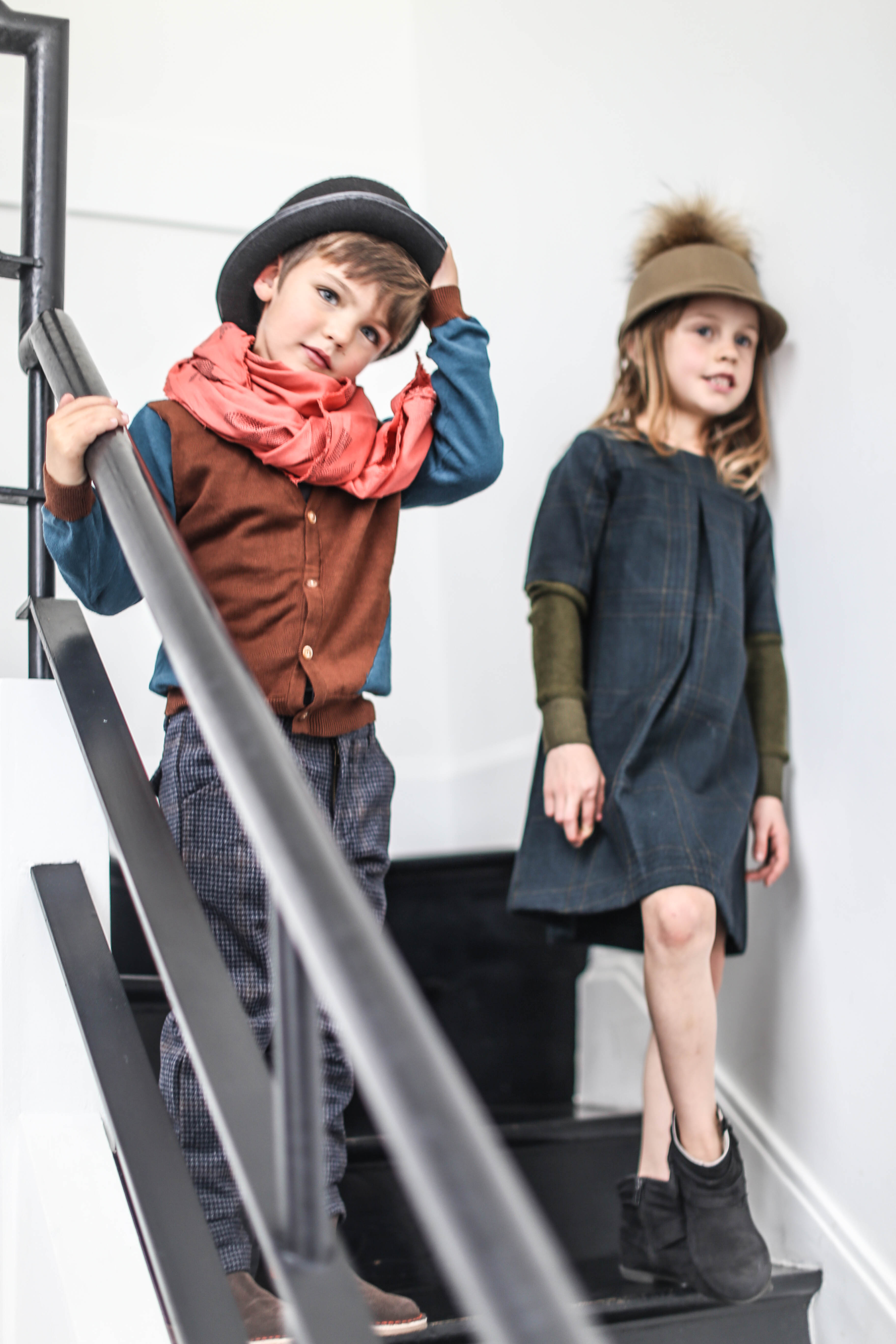 Calixte and Stella in Kipp AW15