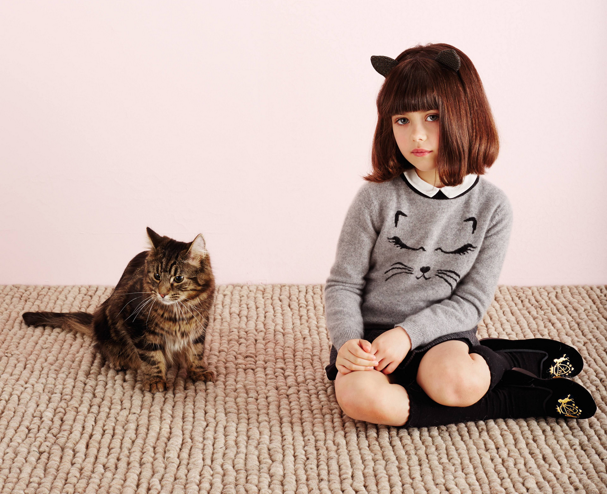Marie-Chantal-AW15-cat-sweater-girl