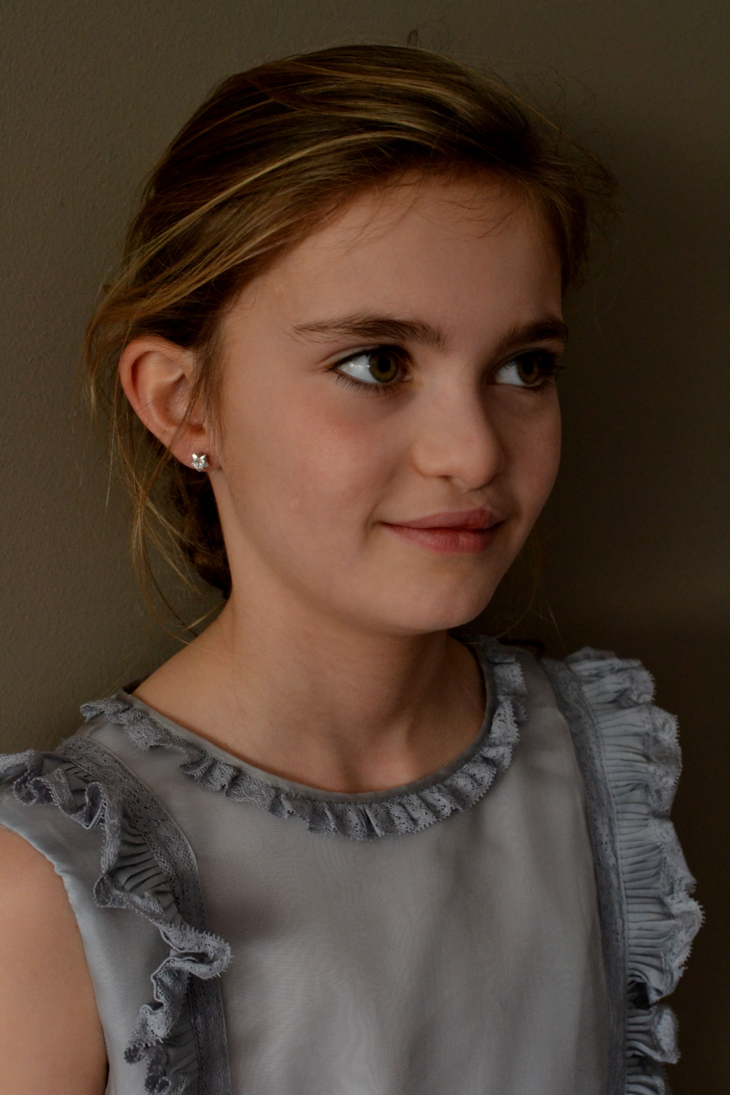 Ear piercing by Julia