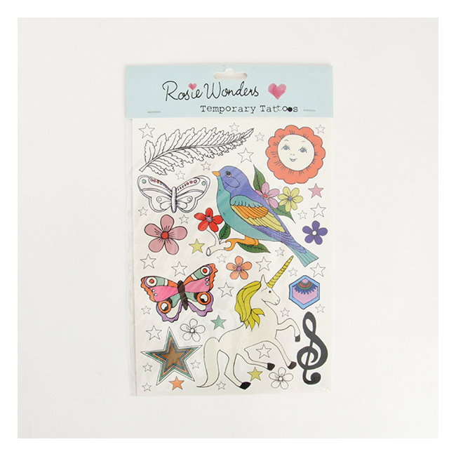 petits-cadeaux-anniversaire-fille-tatouages-licorne-rosie-wonders